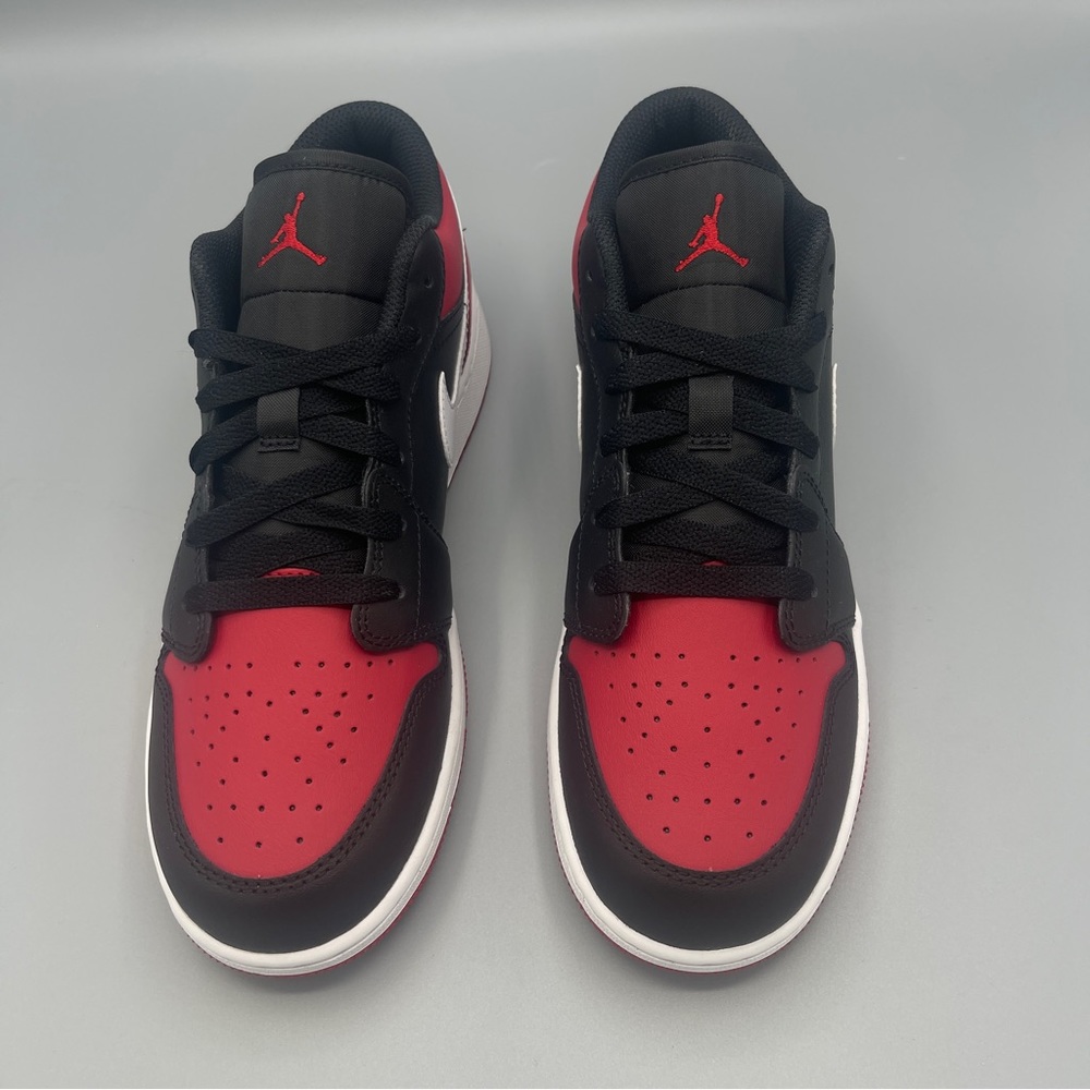 Nike Air Jordan 1 Low Big Girl * Shown: Black/White/Gym Red - Picture 7 of 14